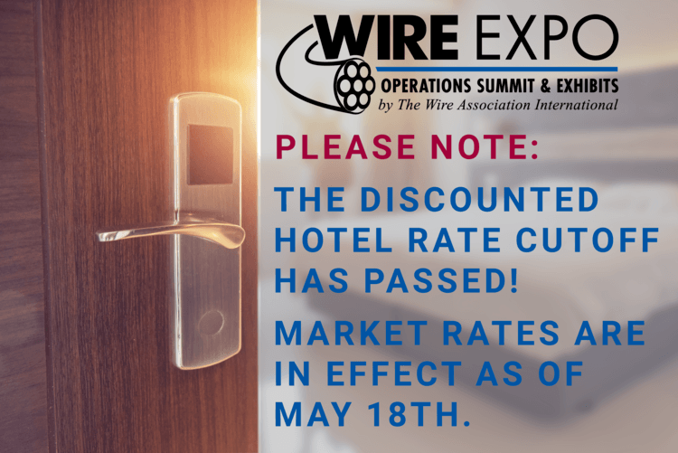 Hotel cutoff date and information